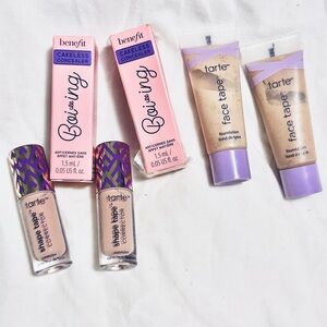 SÖUĽs 6pc Curated Bundle: Tarte Shape Tape Concealer+Foundation+Benefit Cakeless